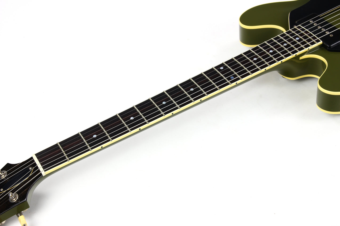 2024 Collings I-30 LC Olive Drab Green AGED Dual THROBAK Dog Ear P-90's