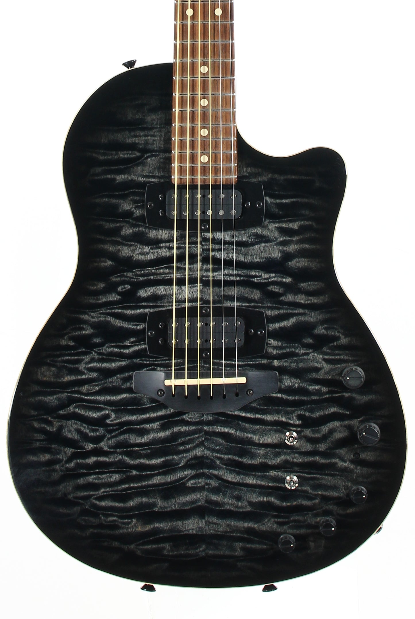 2011 Tom Anderson Crowdster Plus 2 Black Burst INSANE QUILT TOP!