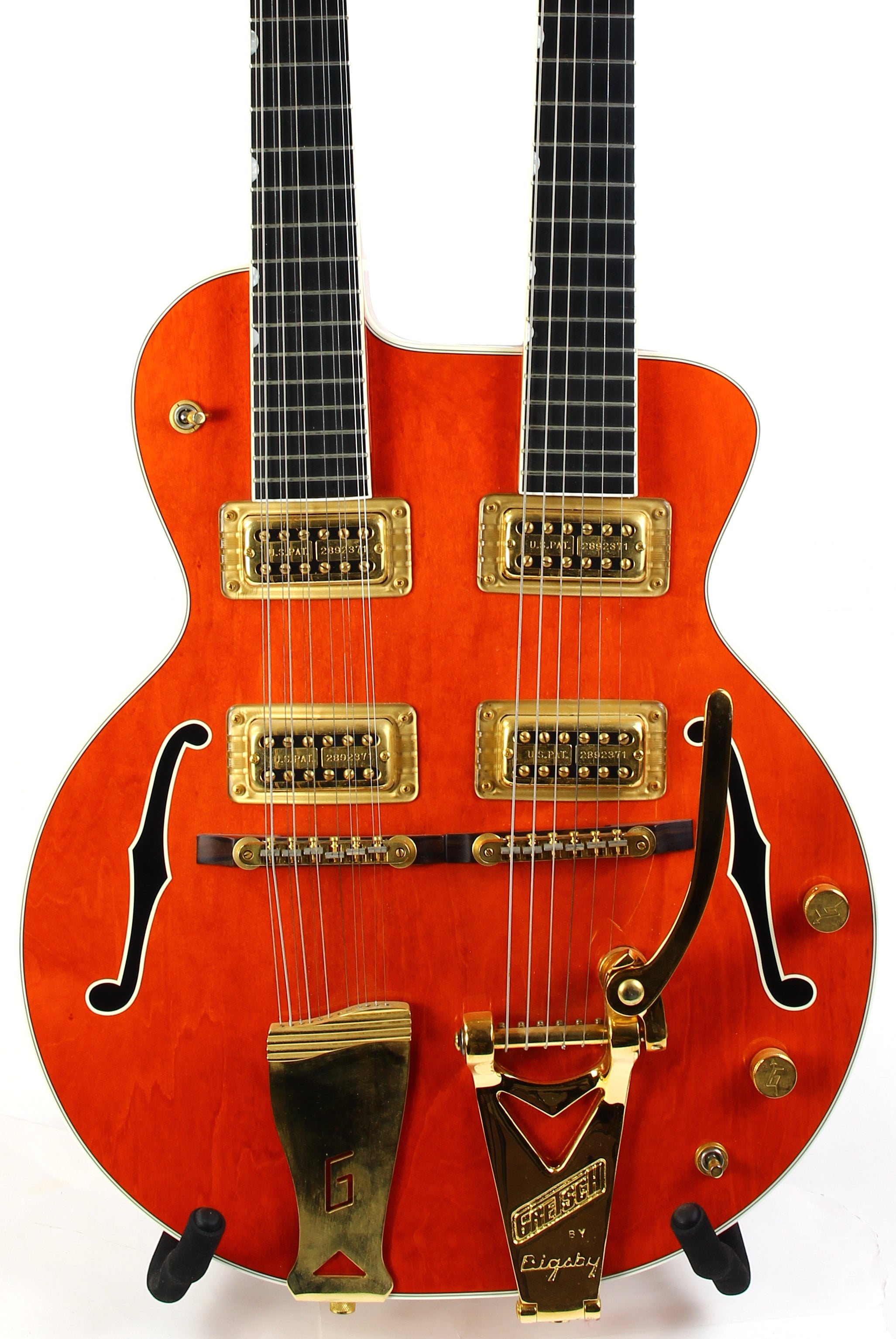 【中古】 She Sir / Go Guitars Gretsch G6120-6/12 Chet Atkins Nashville Double Neck Guitar MIJ