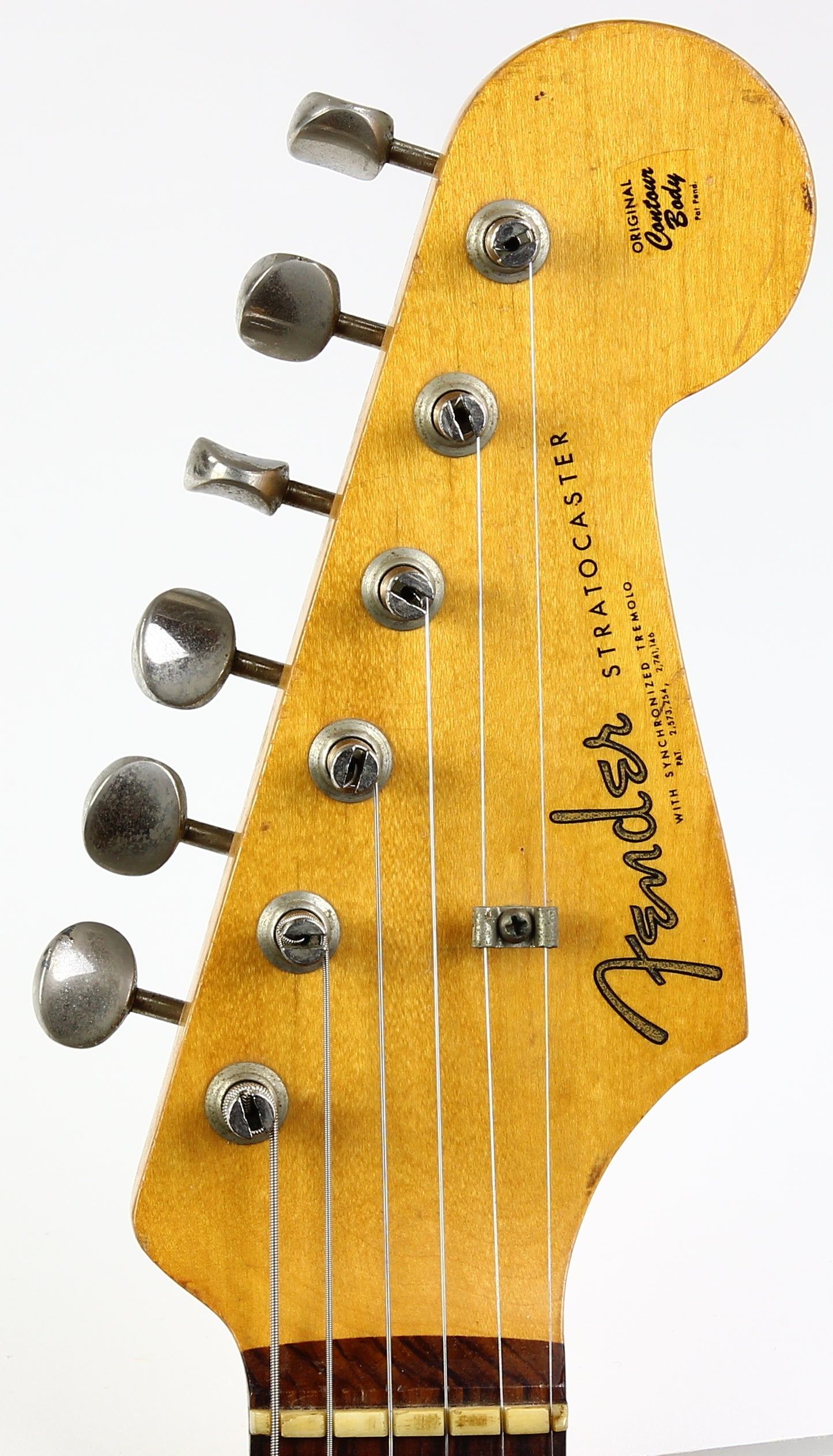 1960 Fender Stratocaster Ash Body Slab Board | Vintage Strat w Original Hard Case, Blond