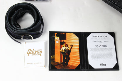 Gibson Custom Shop Montana RAVEN Kirk Hammett Ebony Acoustic Guitar SIGNED! 2025