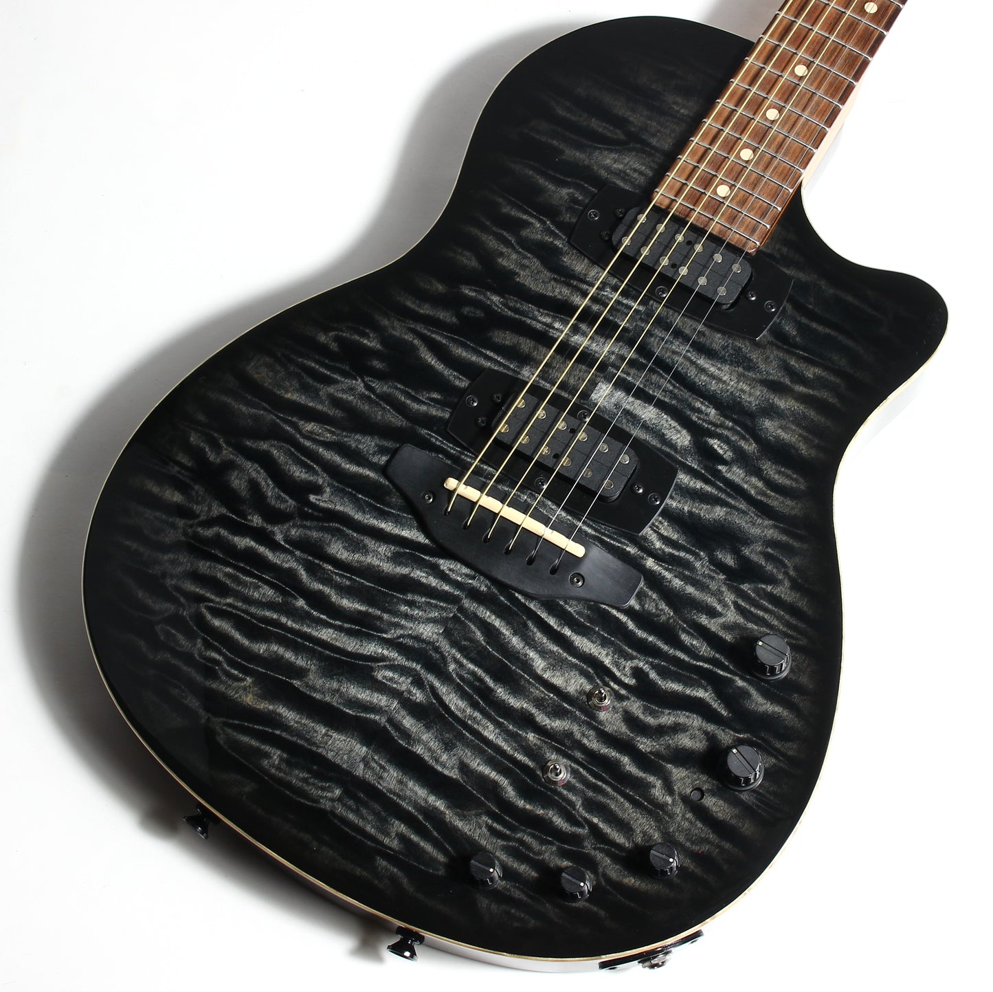 2011 Tom Anderson Crowdster Plus 2 Black Burst INSANE QUILT TOP!