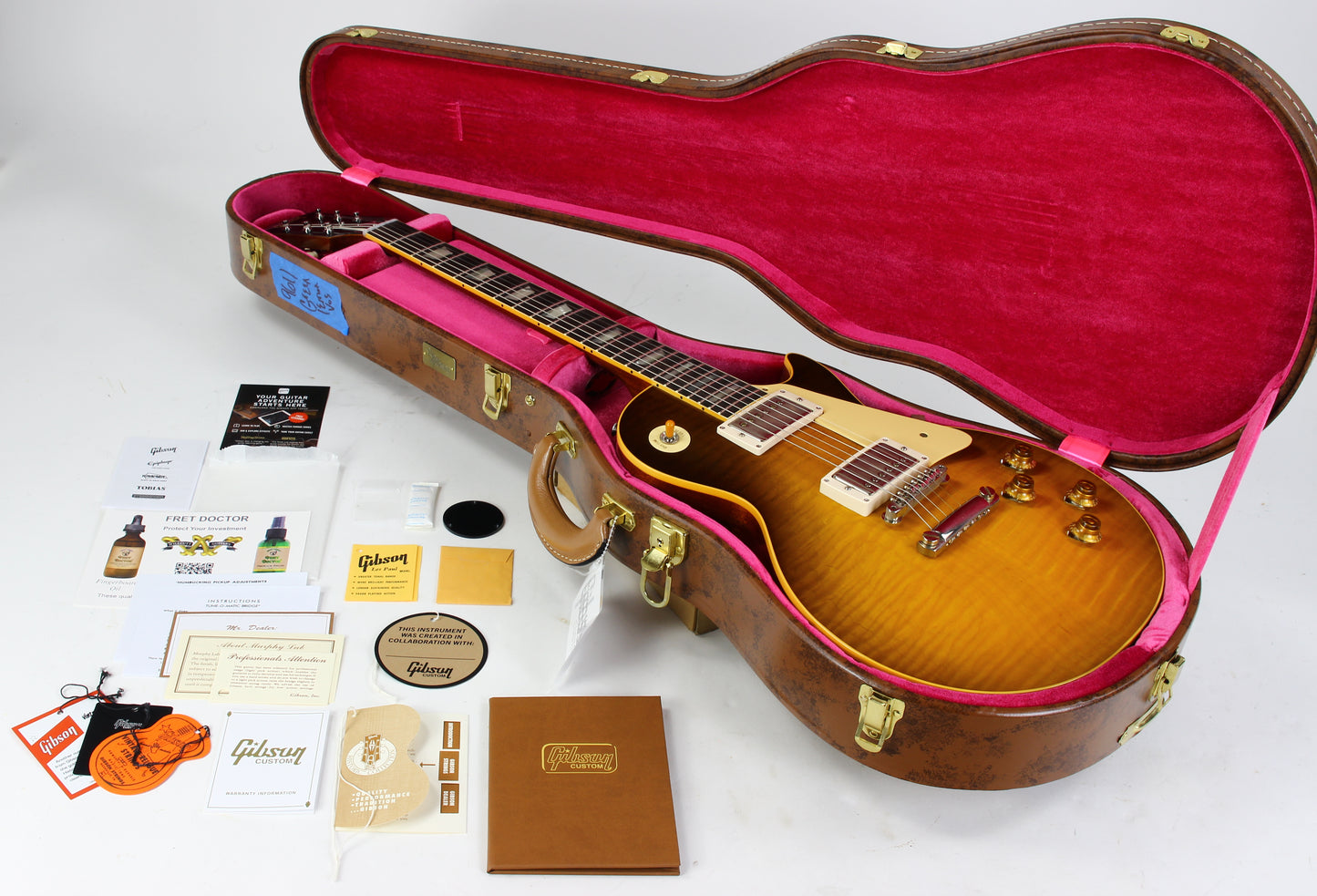 Gibson Custom Shop 1959 Les Paul Standard Reissue 2026 KILLER TOP R9 59 VOS Green Lemon Fade