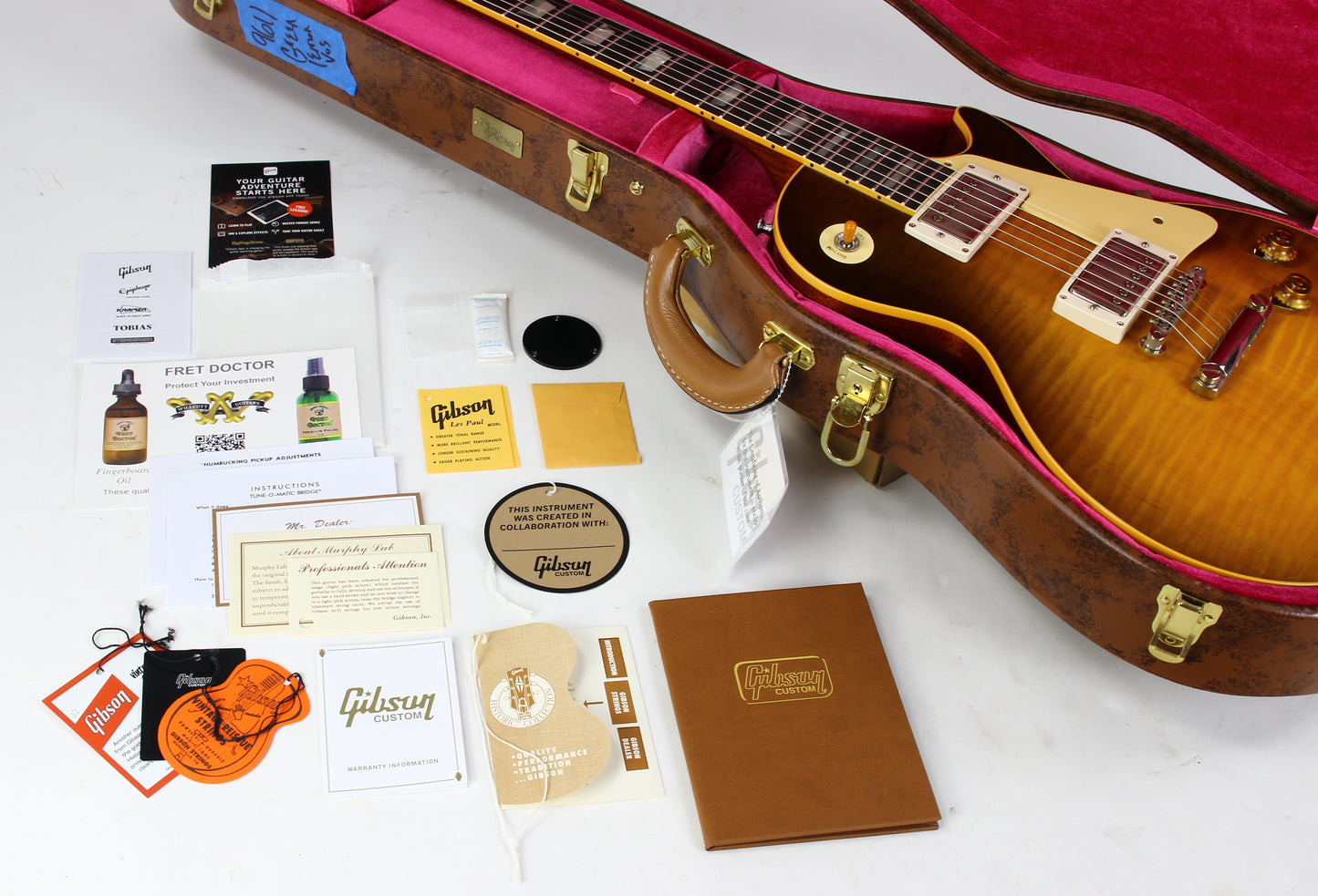 Gibson Custom Shop 1959 Les Paul Standard Reissue 2026 KILLER TOP R9 59 VOS Green Lemon Fade