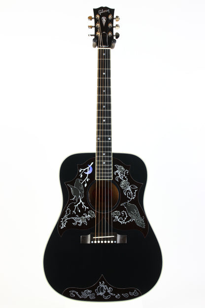Gibson Custom Shop Montana RAVEN Kirk Hammett Ebony Acoustic Guitar SIGNED! 2025