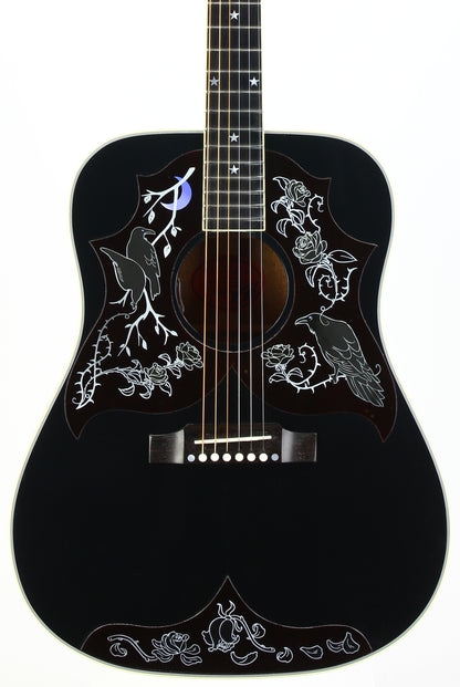 Gibson Custom Shop Montana RAVEN Kirk Hammett Ebony Acoustic Guitar SIGNED! 2025