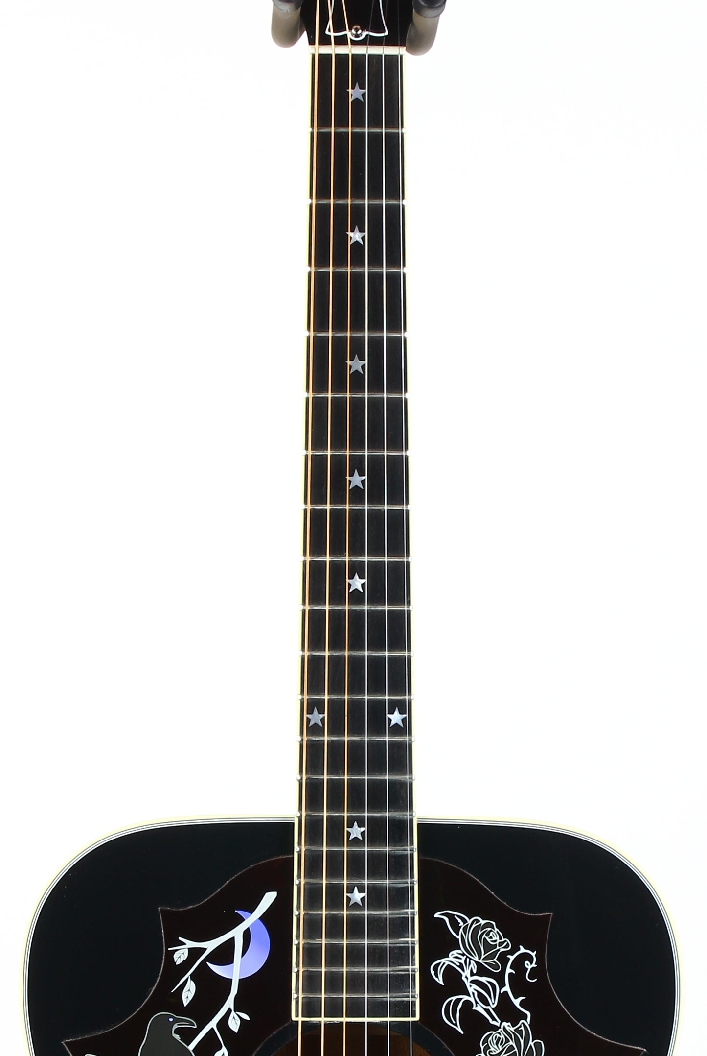 Gibson Custom Shop Montana RAVEN Kirk Hammett Ebony Acoustic Guitar SIGNED! 2025