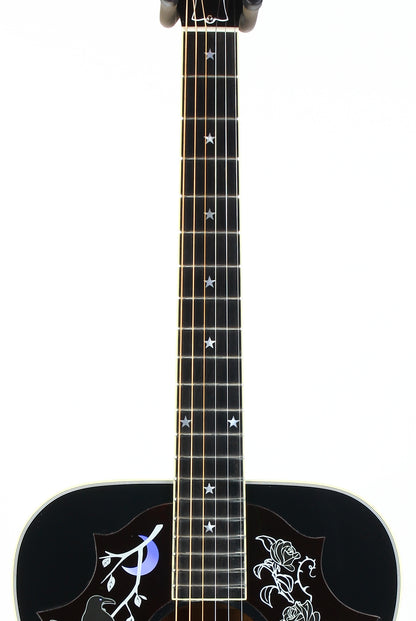 Gibson Custom Shop Montana RAVEN Kirk Hammett Ebony Acoustic Guitar SIGNED! 2025