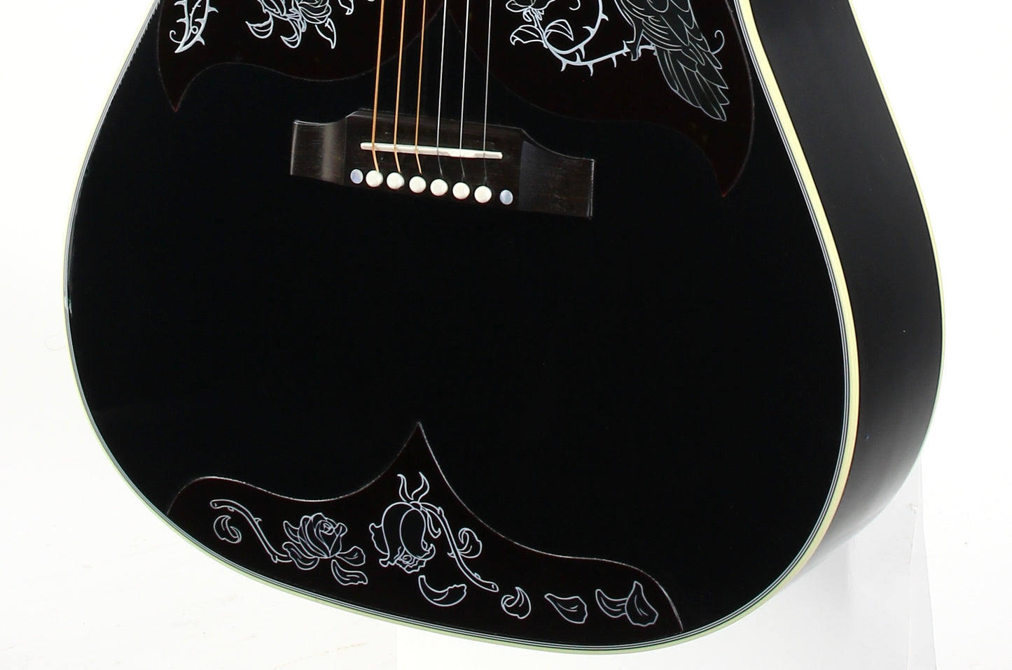 Gibson Custom Shop Montana RAVEN Kirk Hammett Ebony Acoustic Guitar SIGNED! 2025