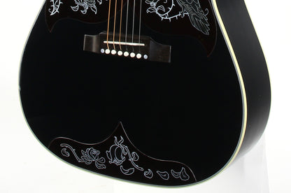 Gibson Custom Shop Montana RAVEN Kirk Hammett Ebony Acoustic Guitar SIGNED! 2025