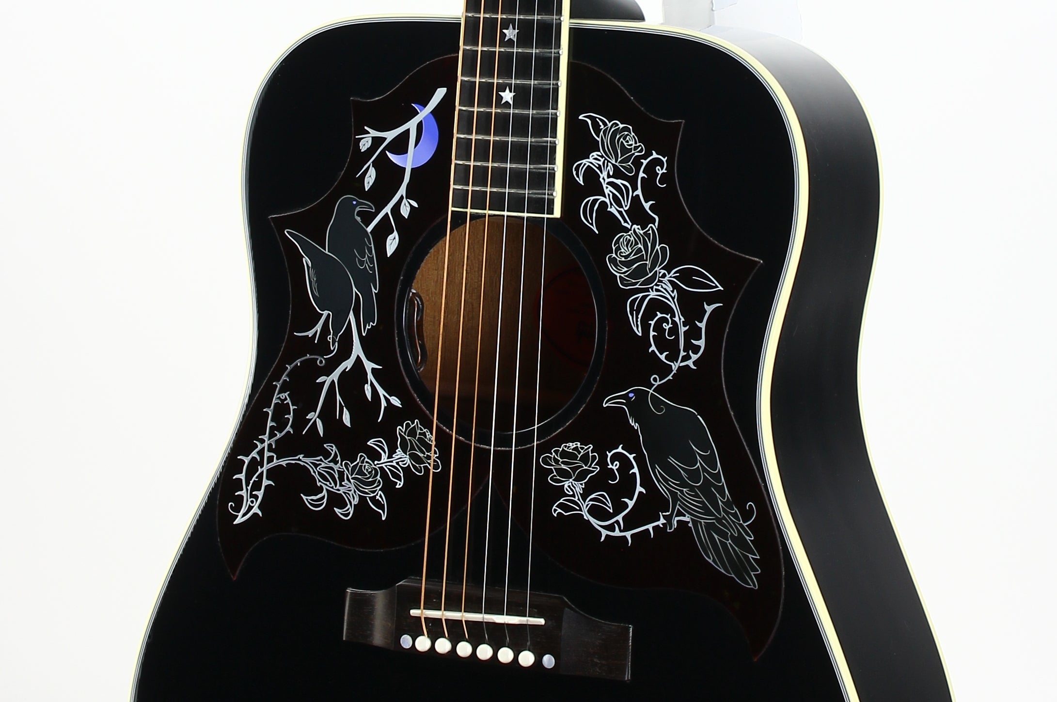 Gibson Custom Shop Montana RAVEN Kirk Hammett Ebony Acoustic