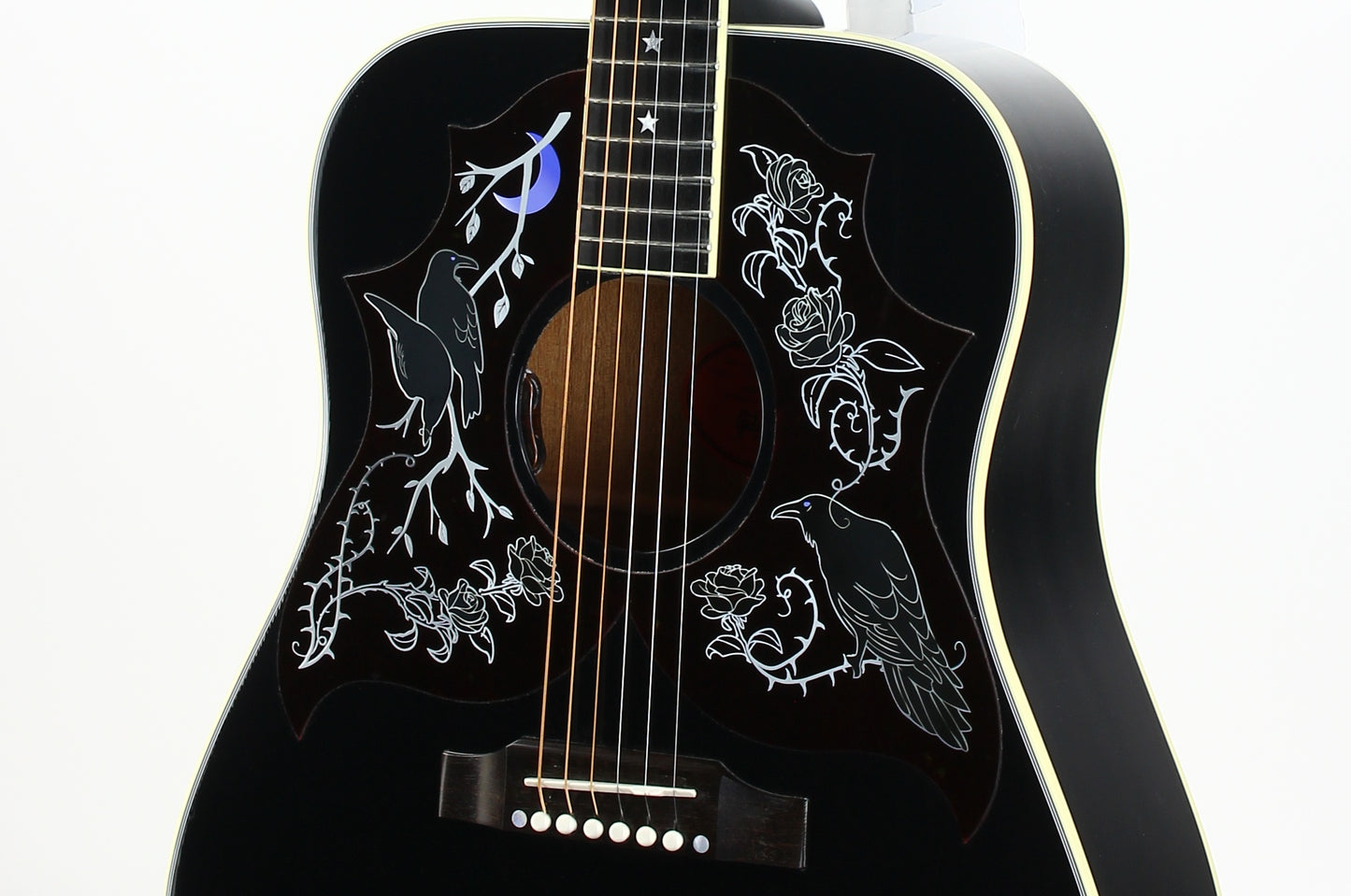 Gibson Custom Shop Montana RAVEN Kirk Hammett Ebony Acoustic Guitar SIGNED! 2025