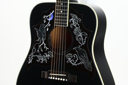Gibson Custom Shop Montana RAVEN Kirk Hammett Ebony Acoustic Guitar SIGNED! 2025