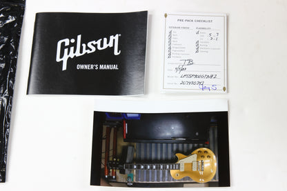 Gibson USA '50s Les Paul Standard 2023 P90 Goldtop Electric Guitar w Case
