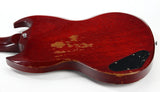 Early 1965 Gibson SG Jr. Junior WIDE NUT Cherry - No breaks, No refins, Original Hardshell Case! Les Paul 1964