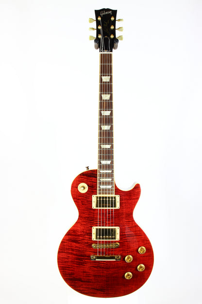 Gibson USA 50s Les Paul Standard Plus 2006 | Black Cherry Flametop Gold Hardware AA Top