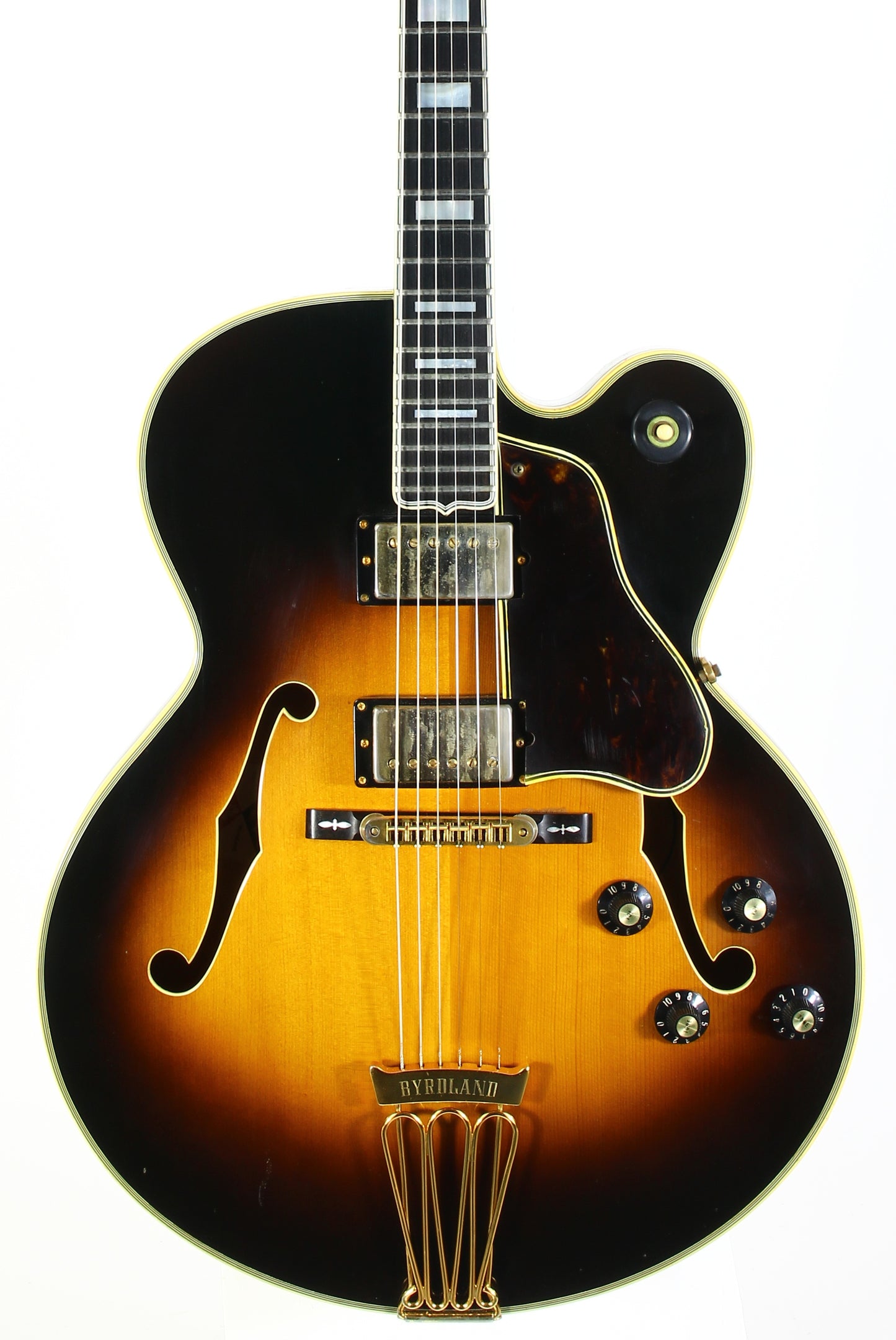 Gibson Byrdland Thinline Hollowbody Archtop Electric Guitar 1978 Tobacco Sunburst Vintage 1970s l5