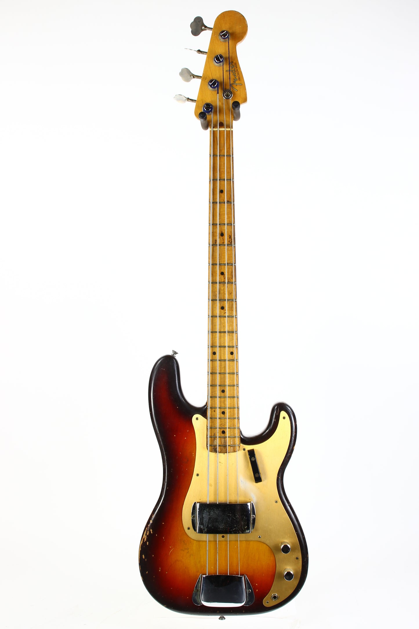 1959 Fender Precision Bass Anodized Gold Guard Sunburst 100% Original Vintage Maple Neck