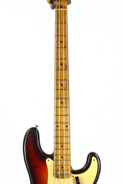 1959 Fender Precision Bass Anodized Gold Guard Sunburst 100% Original Vintage Maple Neck
