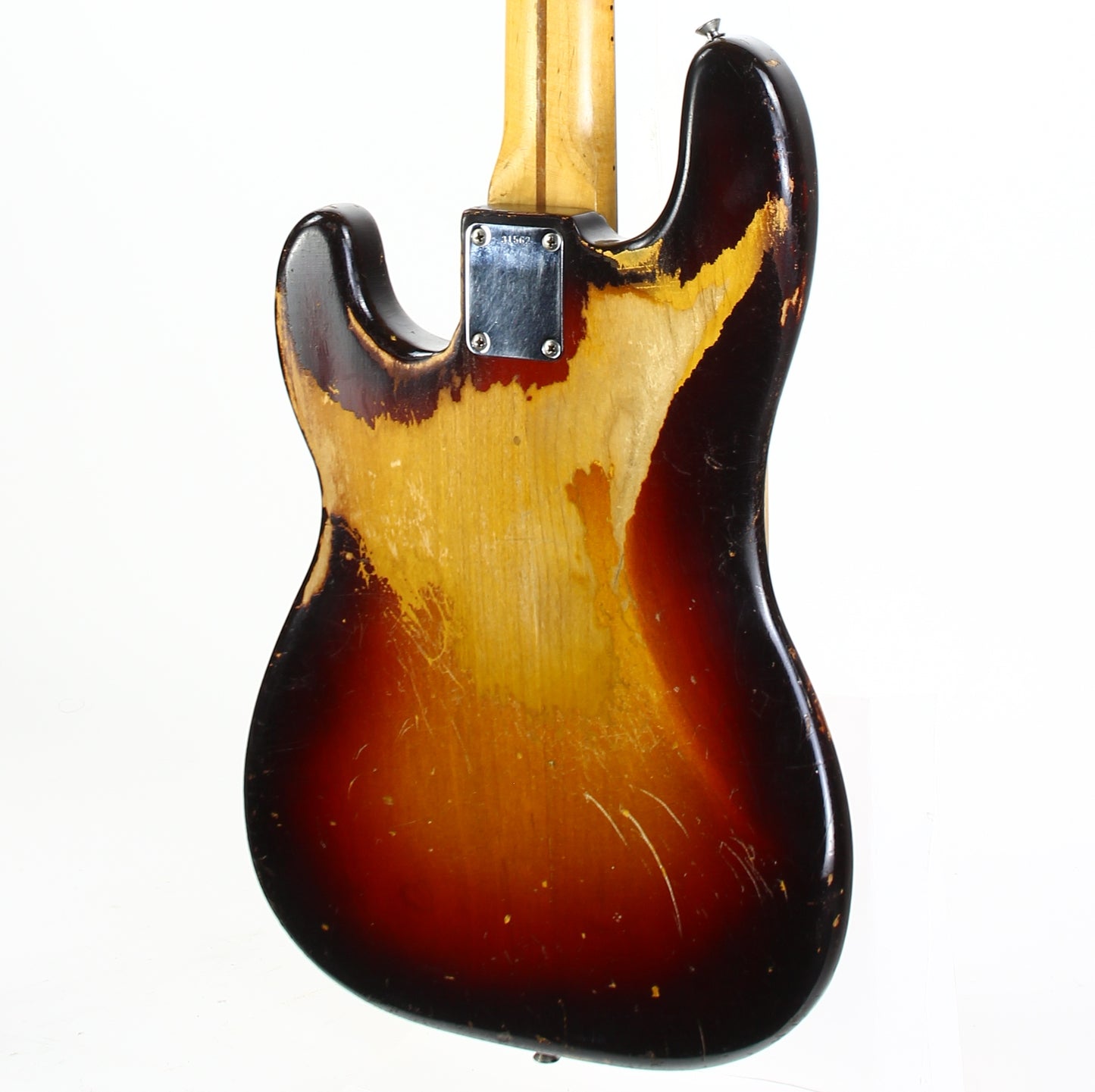 1959 Fender Precision Bass Anodized Gold Guard Sunburst 100% Original Vintage Maple Neck