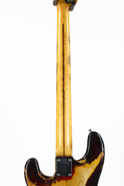1959 Fender Precision Bass Anodized Gold Guard Sunburst 100% Original Vintage Maple Neck