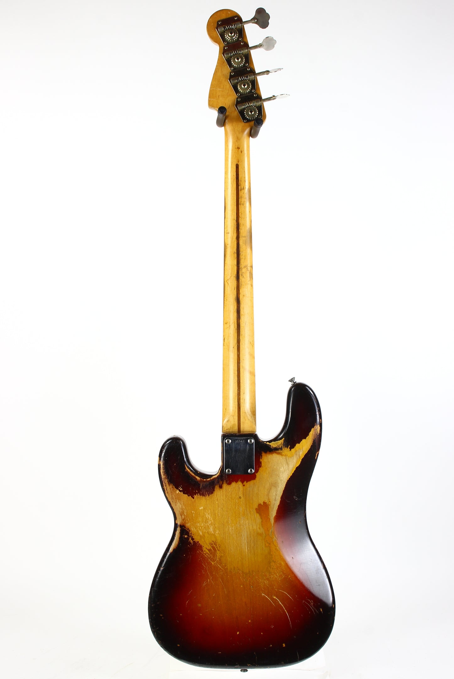 1959 Fender Precision Bass Anodized Gold Guard Sunburst 100% Original Vintage Maple Neck