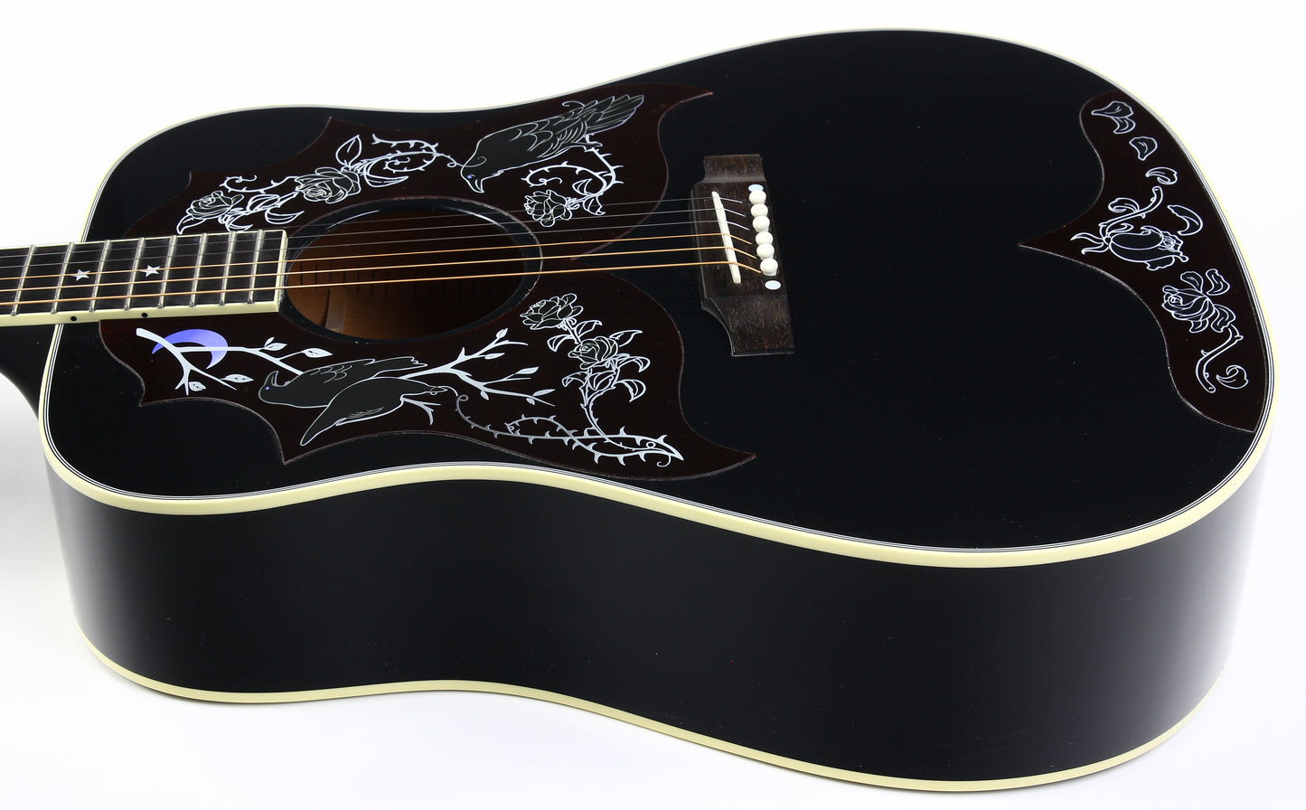 Gibson Custom Shop Montana RAVEN Kirk Hammett Ebony Acoustic Guitar SIGNED! 2025