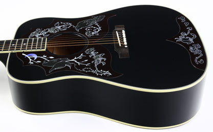 Gibson Custom Shop Montana RAVEN Kirk Hammett Ebony Acoustic Guitar SIGNED! 2025