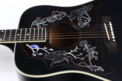 Gibson Custom Shop Montana RAVEN Kirk Hammett Ebony Acoustic Guitar SIGNED! 2025