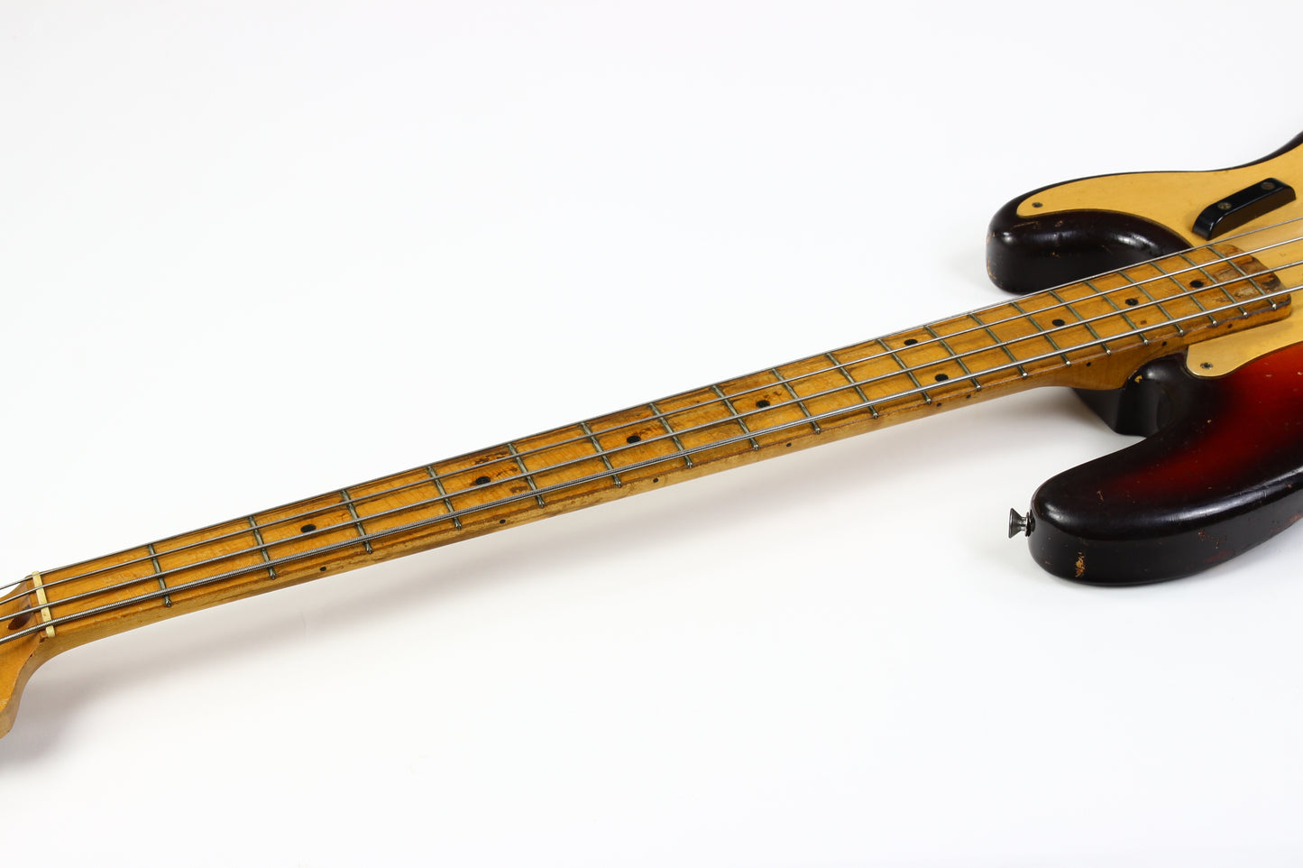 1959 Fender Precision Bass Anodized Gold Guard Sunburst 100% Original Vintage Maple Neck