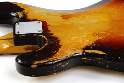 1959 Fender Precision Bass Anodized Gold Guard Sunburst 100% Original Vintage Maple Neck