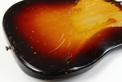 1959 Fender Precision Bass Anodized Gold Guard Sunburst 100% Original Vintage Maple Neck