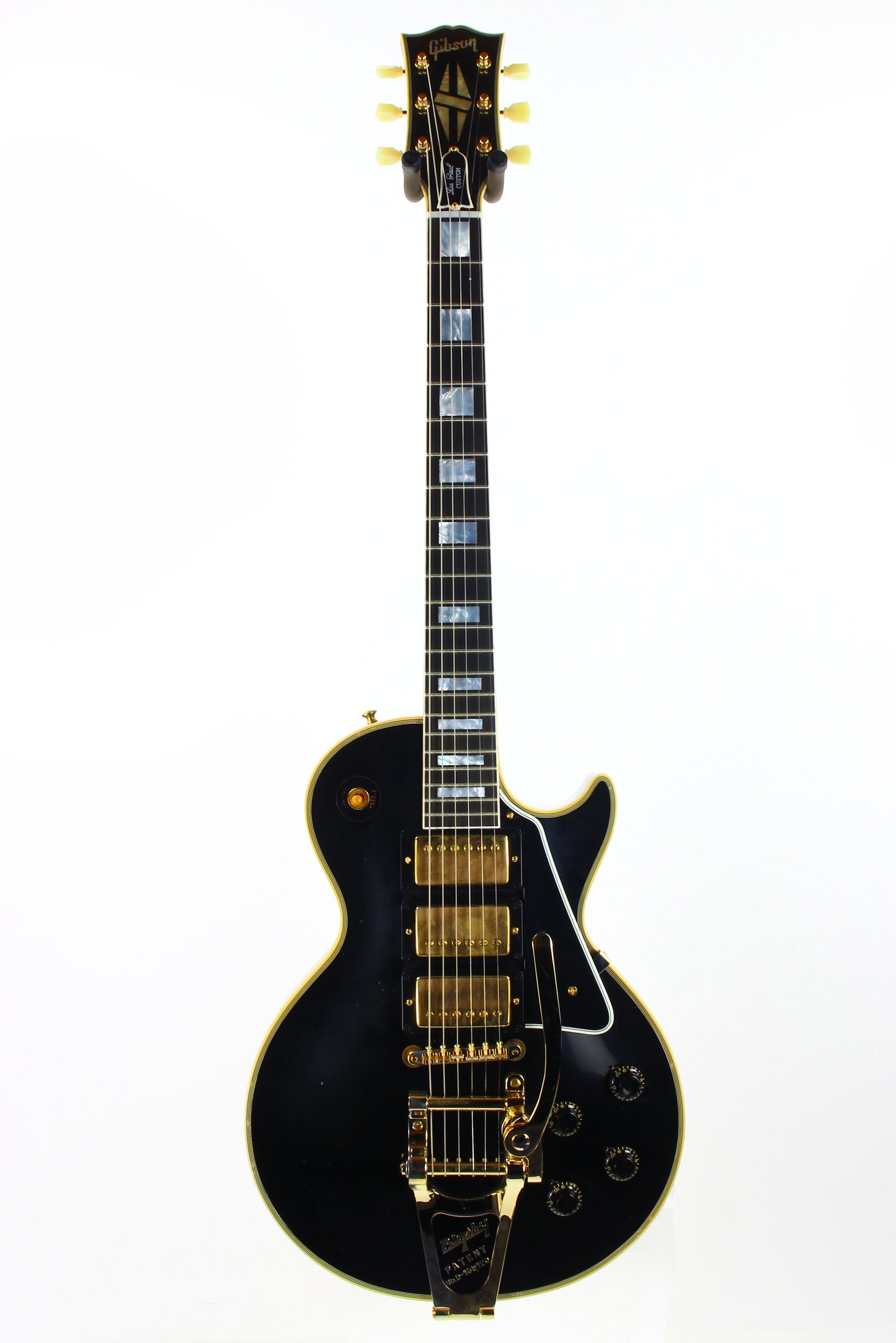 1957 Gibson MURPHY LAB Light Aged '57 Les Paul Custom 3 Pickup Ebony Black Beauty Bigsby 2024