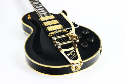 1957 Gibson MURPHY LAB Light Aged '57 Les Paul Custom 3 Pickup Ebony Black Beauty Bigsby 2024