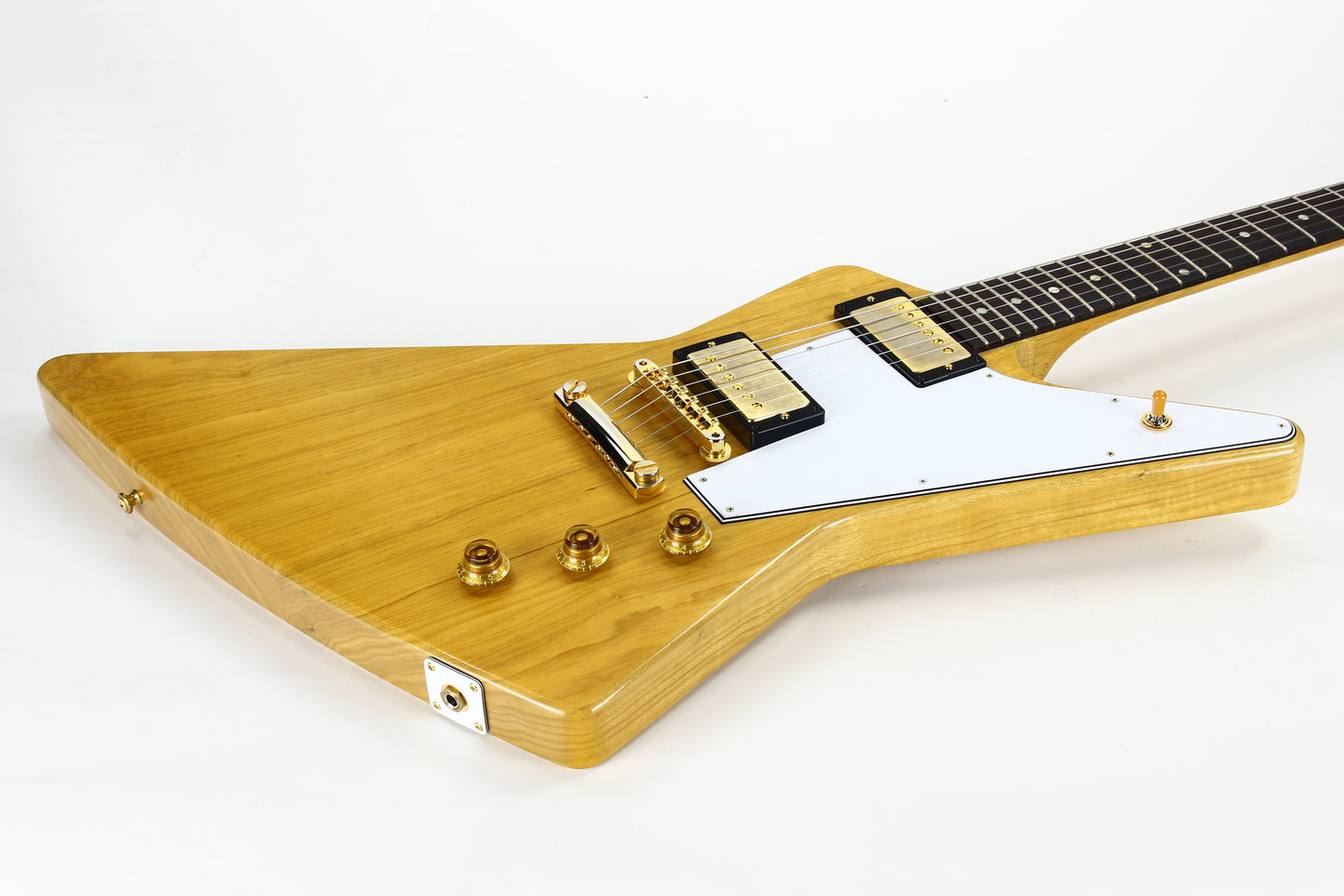 1958 Gibson Custom Shop '58 Reissue Korina Explorer White Pickguard 2023