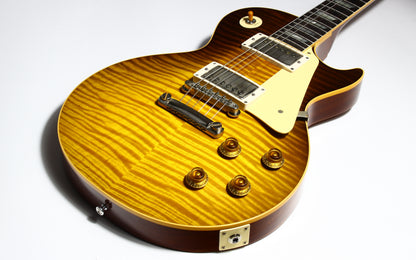 Gibson Custom Shop 1959 Les Paul Standard Reissue 2026 KILLER TOP R9 59 VOS Green Lemon Fade