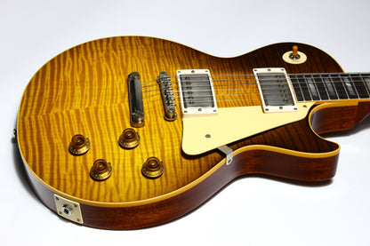 Gibson Custom Shop 1959 Les Paul Standard Reissue 2026 KILLER TOP R9 59 VOS Green Lemon Fade