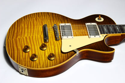Gibson Custom Shop 1959 Les Paul Standard Reissue 2026 KILLER TOP R9 59 VOS Green Lemon Fade