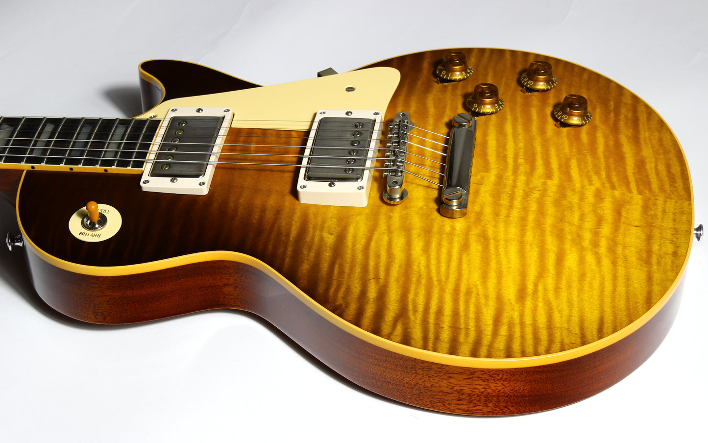 Gibson Custom Shop 1959 Les Paul Standard Reissue 2026 KILLER TOP R9 59 VOS Green Lemon Fade