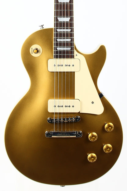 Gibson USA '50s Les Paul Standard 2023 P90 Goldtop Electric Guitar w Case