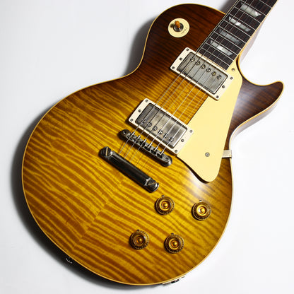 Gibson Custom Shop 1959 Les Paul Standard Reissue 2026 KILLER TOP R9 59 VOS Green Lemon Fade