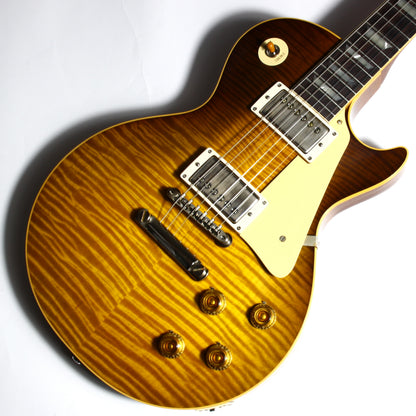 Gibson Custom Shop 1959 Les Paul Standard Reissue 2026 KILLER TOP R9 59 VOS Green Lemon Fade