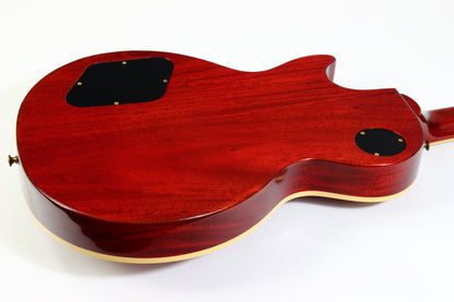 Gibson USA 50s Les Paul Standard Plus 2006 | Black Cherry Flametop Gold Hardware AA Top