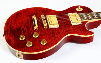 Gibson USA 50s Les Paul Standard Plus 2006 | Black Cherry Flametop Gold Hardware AA Top