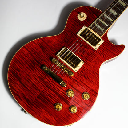 Gibson USA 50s Les Paul Standard Plus 2006 | Black Cherry Flametop Gold Hardware AA Top