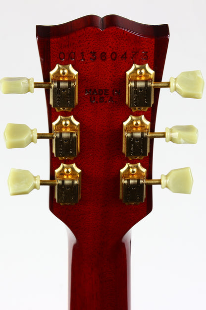 Gibson USA 50s Les Paul Standard Plus 2006 | Black Cherry Flametop Gold Hardware AA Top