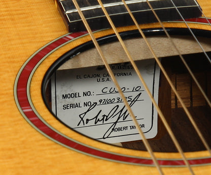 UNPLAYED! 1997 Taylor Cujo-10 Dreadnought Stephen King Signed Model Acoustic Guitar - Cedar/Walnut 14