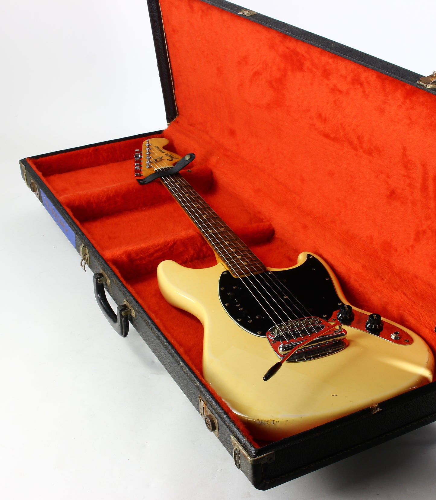 1978 Fender Mustang Olympic White w Original Hard Case, Player Grade