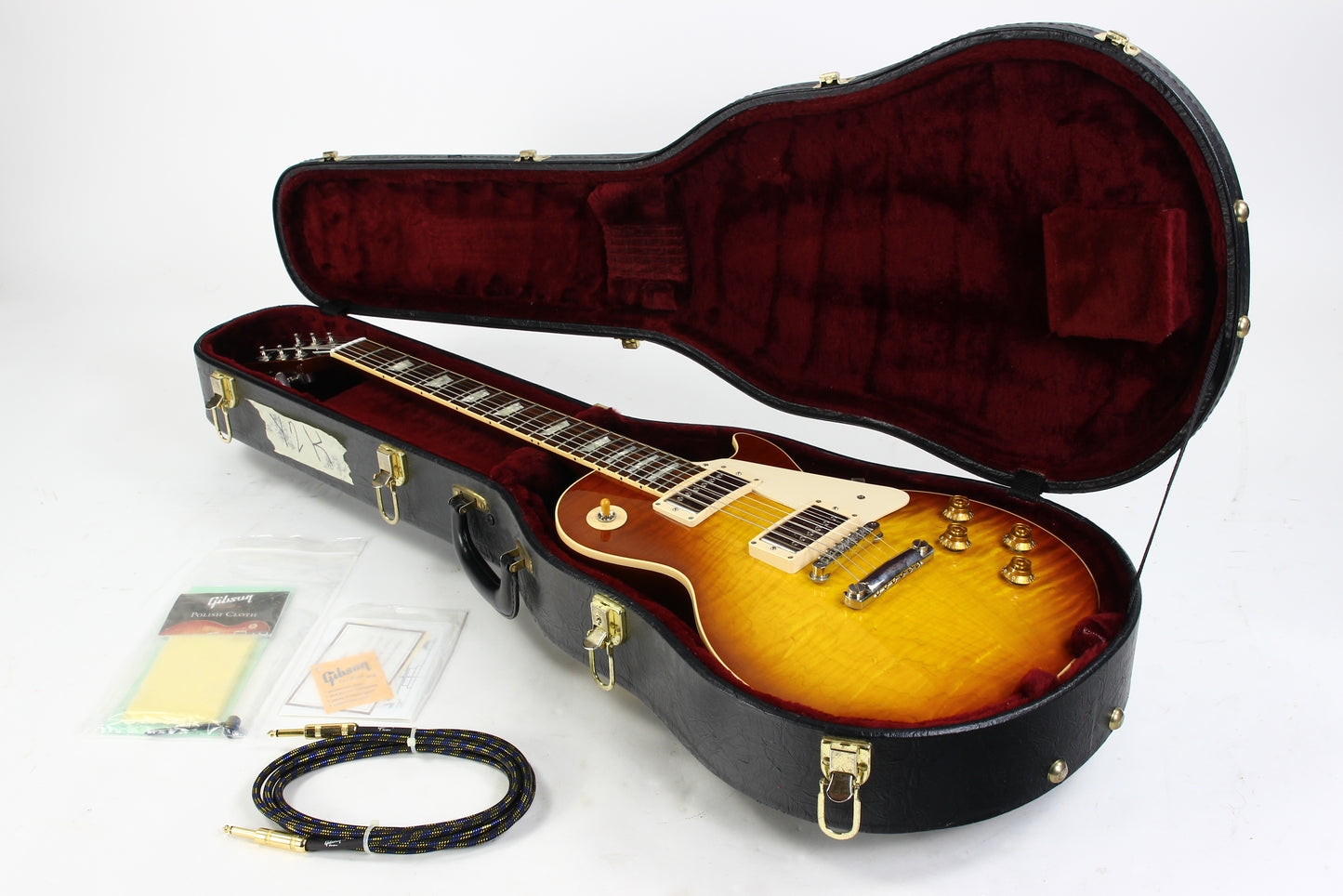 1999 Gibson Custom Shop Les Paul Standard Flametop ala Jimmy Page! 1959 reissue type Long Neck Tenon
