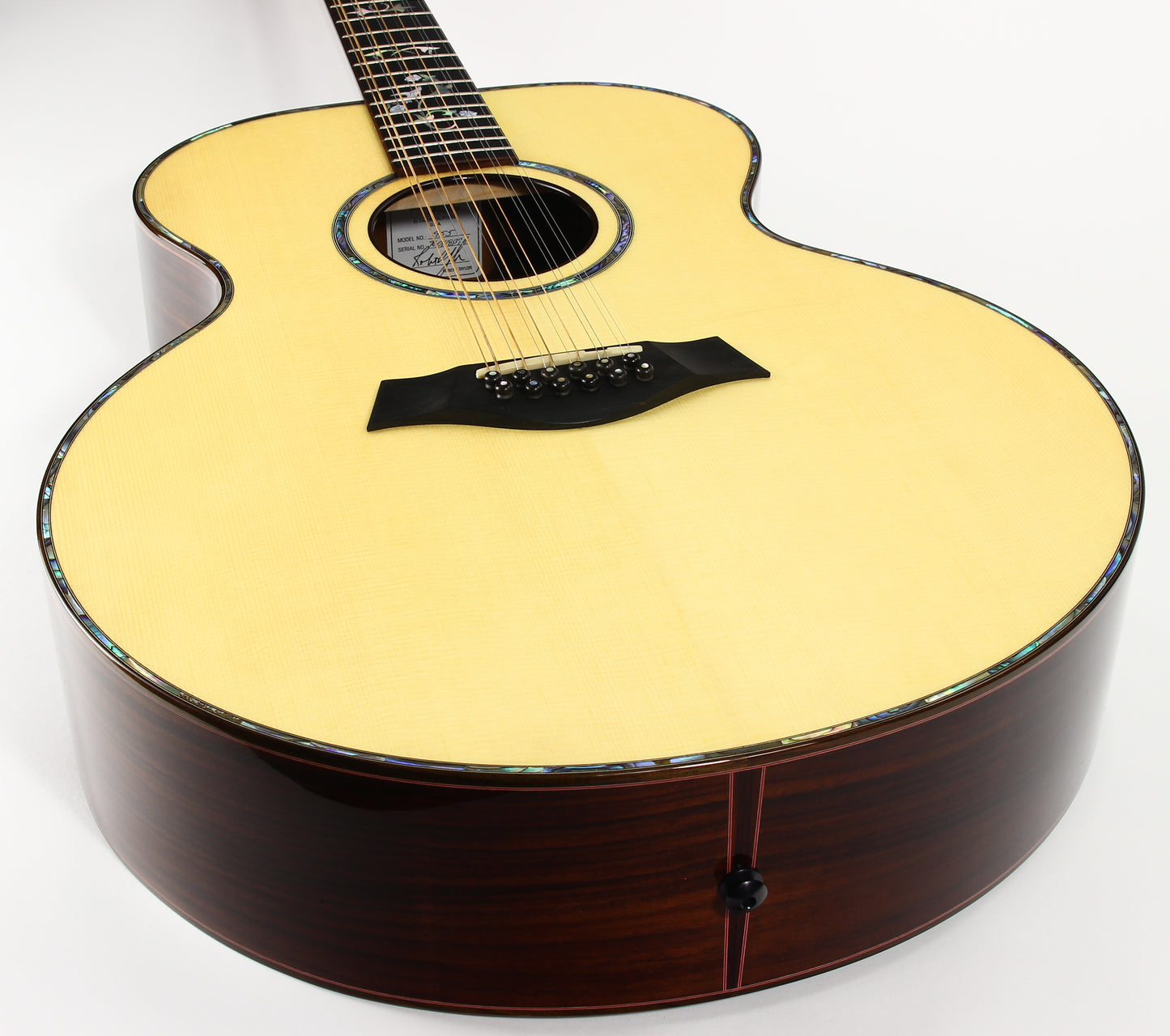 UNPLAYED! 1996 Taylor 955 12-String Cindy Inlay Jumbo Acoustic Guitar - Spruce & Rosewood, Abalone!